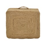Stol Tresa Inart natyral 100% jute 50x50x35cm
