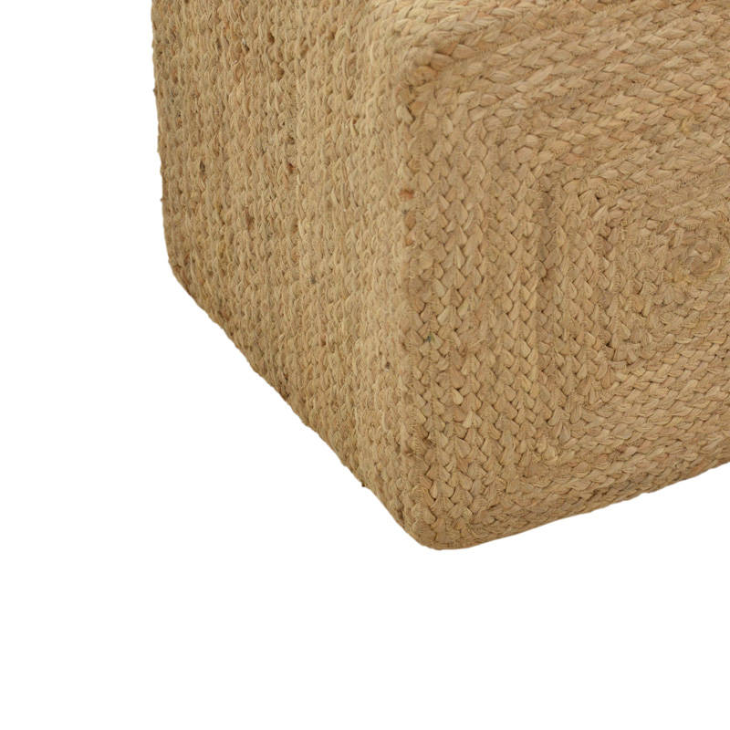 Stol Tresa Inart natyral 100% jute 50x50x35cm