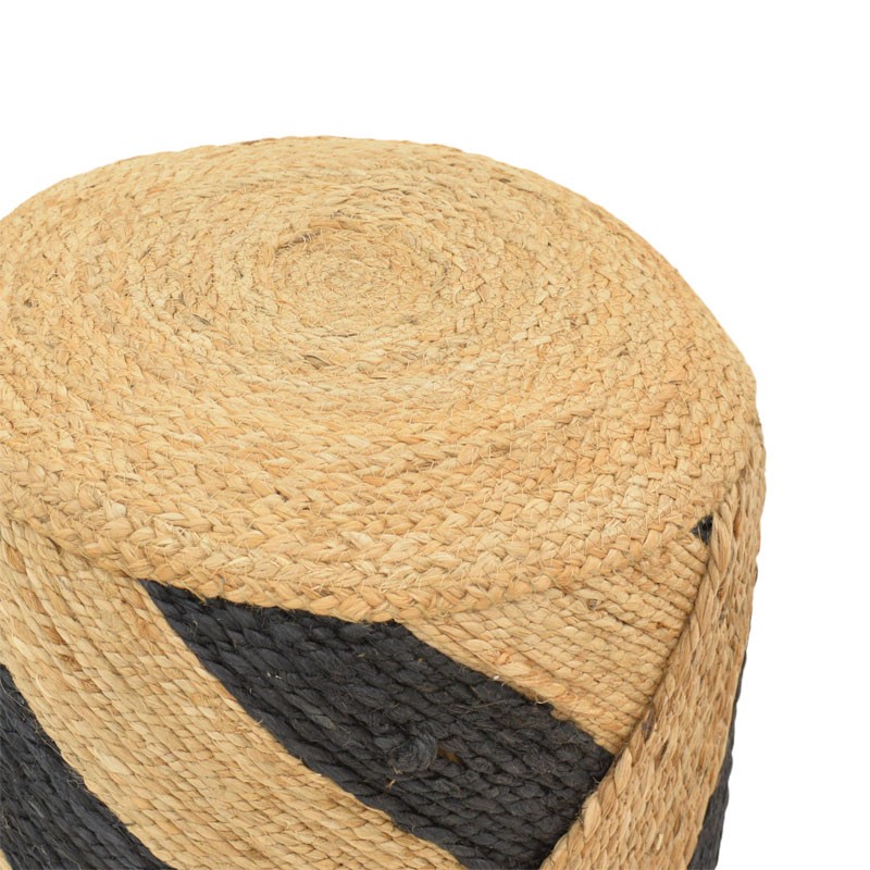 Stol Relous Inart natyral 100% jute D37x39cm