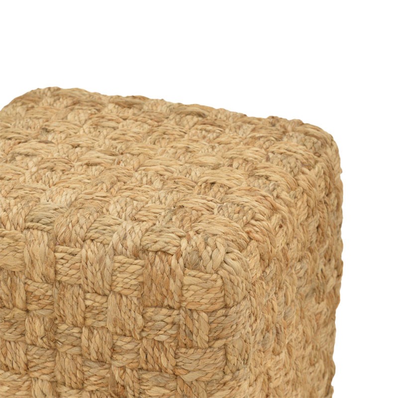 Stol Aropion Inart beixh 100% jute 40x40x40cm