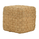 Stol Aropion Inart beixh 100% jute 40x40x40cm