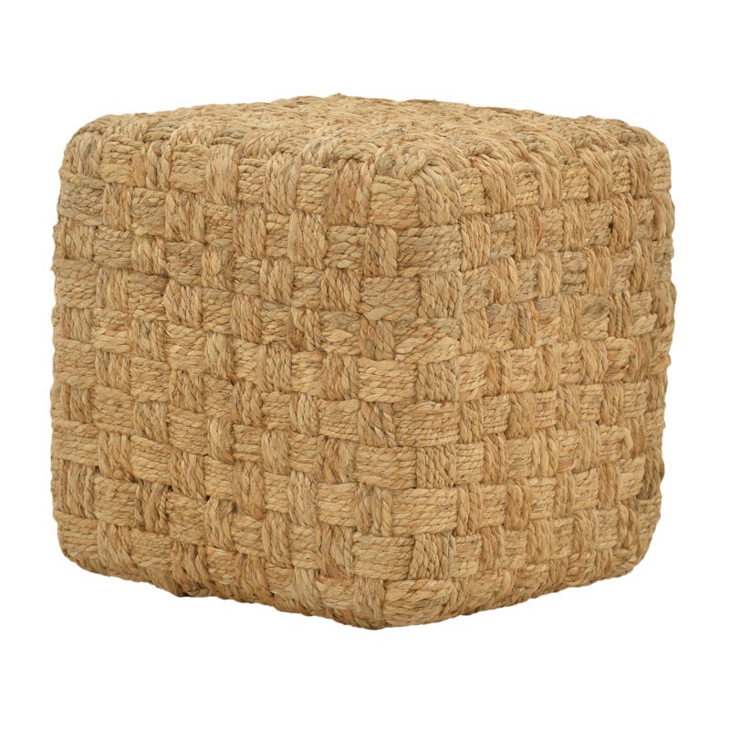 Stol Aropion Inart beixh 100% jute 40x40x40cm