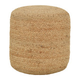 Stol Ovious Inart beixh 100% jute 40x40x40cm