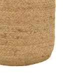 Stol Ovious Inart beixh 100% jute 40x40x40cm