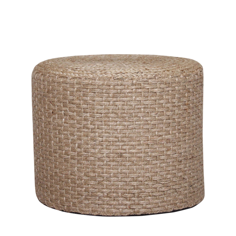 Stol prej jute Axar Inart në nuancë natyrale D40x40cm