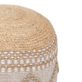 Puf-stol Pallo Inart, jute-pambuk në nuancë natyrale, F40x30cm