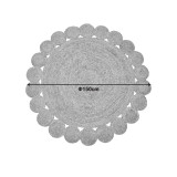 Qilim Voni Inart jute natyrale D150x1cm