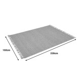 Qilim jute Teppe pakoworld në nuancë natyrale 230x160x1cm
