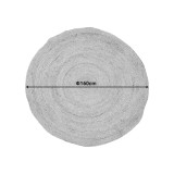 Qilim Solon pakoworld beix jute D160x1cm