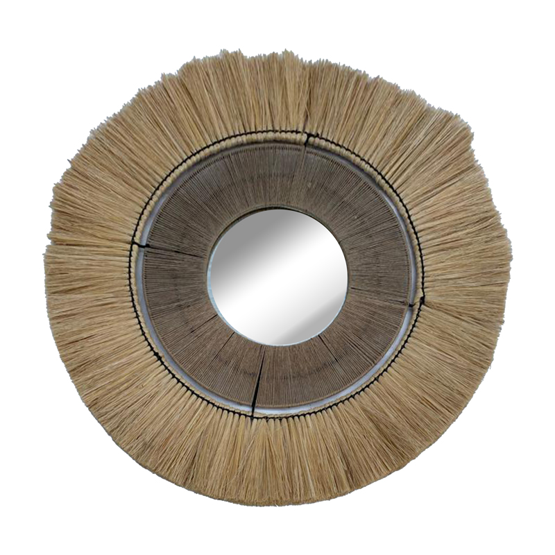 Pasqyrë Krava Inart natural grass D77x3cm