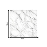 Sipërfaqe tavoline Kailo pakoworld t.Werzalit me pamje mermeri 70x70cm