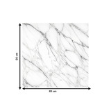 Sipërfaqe tavoline Kailo pakoworld t.Werzalit me pamje mermeri 80x80cm