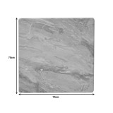 Sipërfaqe tavoline Dirgo pakoworld mermer gri i çelur t.Werzalit 70x70cm