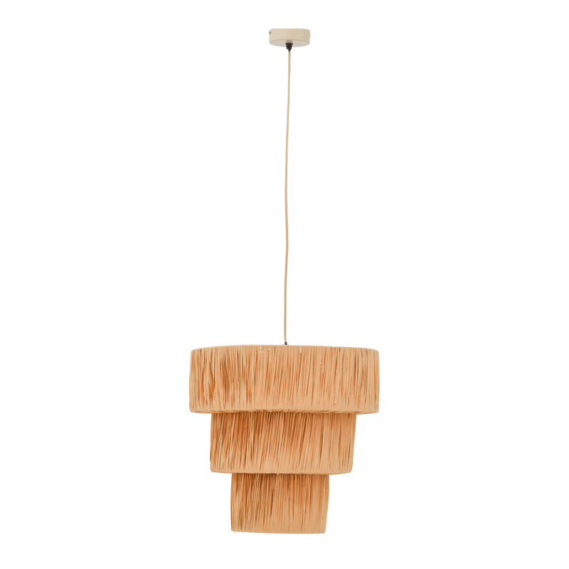 Llambë tavani Bombe Inart E27 natyrale D40x120cm