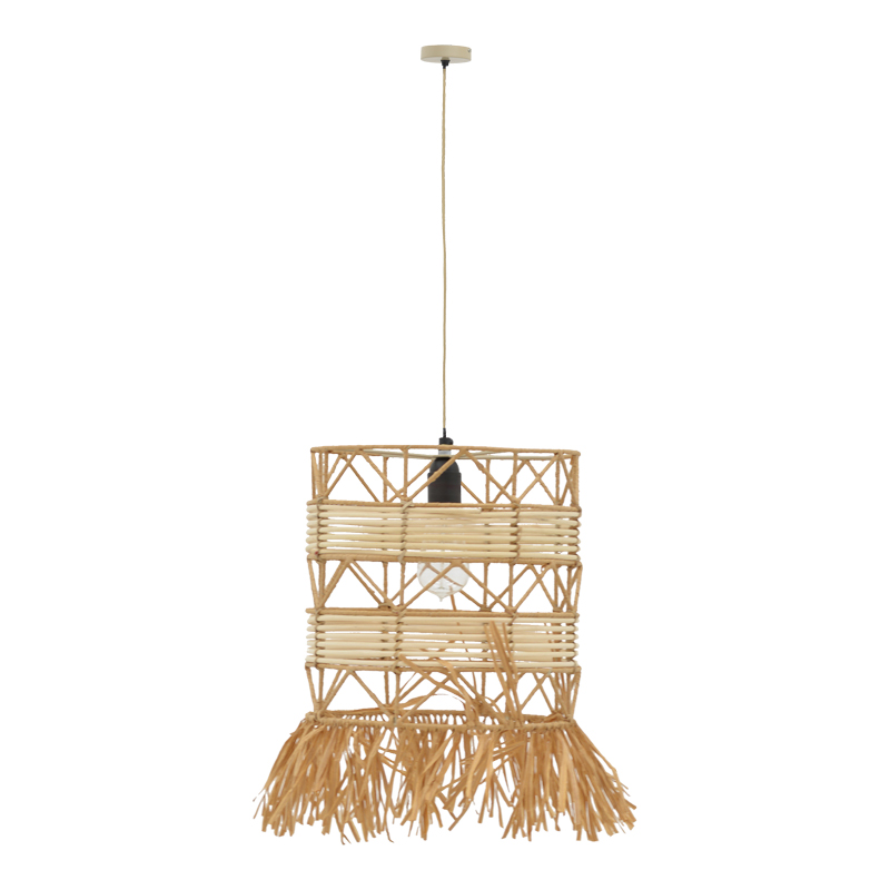 Llamba tavani Crossio Inart E27 natyrale D30x110cm