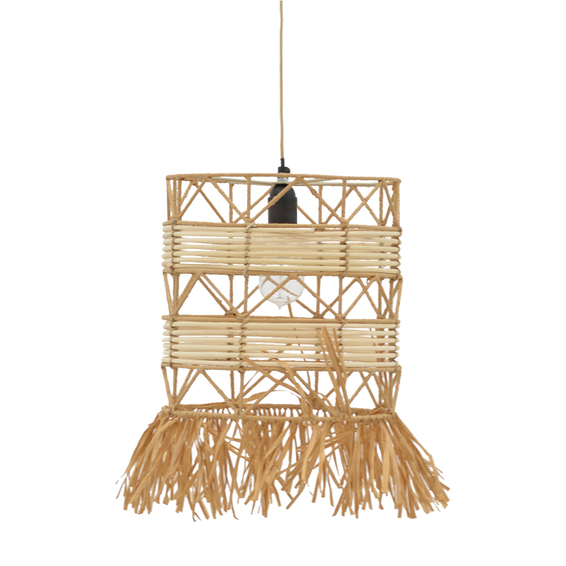 Llamba tavani Crossio Inart E27 natyrale D30x110cm