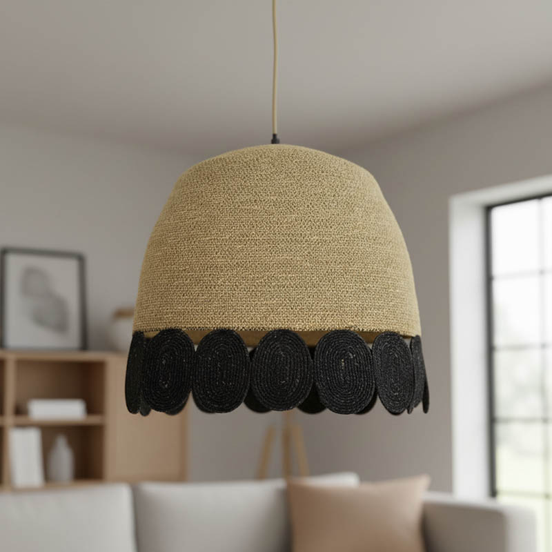 Llambë tavani Sonro Inart E27 natyrale Φ50x115cm