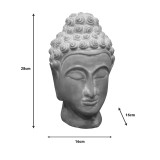 Dekorim tavoline buda Rolia Inart terrakotë gri 16x16x28cm