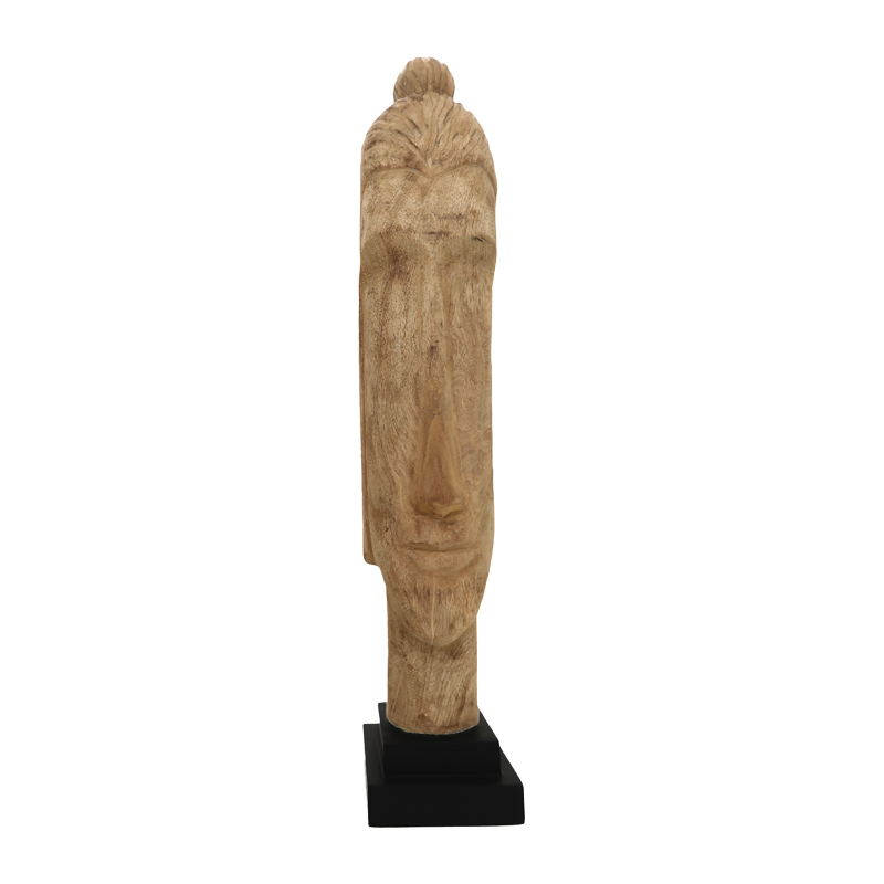 Bust Buddha Dran Inart dru mango natyral 12x12x63.5cm