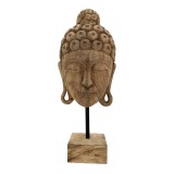Dekorim tavoline maskë Buddha Inart dru mango natyral-hekur 20x18.5x48.5cm