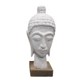Bust koke buda Wevi Inart dru mango i bardhë 13x10x33cm