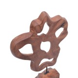 Dekorim tavoline Strab Inart dru natyral teak-metal 49x15x70cm
