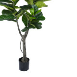 Bimë dekorative Fiddlehead I në vazo Inart pp jeshile H180cm