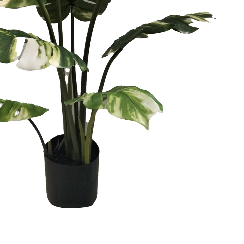 Bimë dekorative Monstera I në vazo Inart jeshile pp H90cm