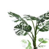 Bimë dekorative në vazo Monstera II Inart jeshile pp H132cm