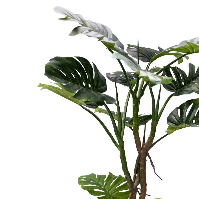Bimë dekorative në vazo Monstera III Inart pp jeshile H180cm