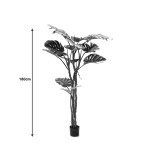 Bimë dekorative në vazo Monstera III Inart pp jeshile H180cm