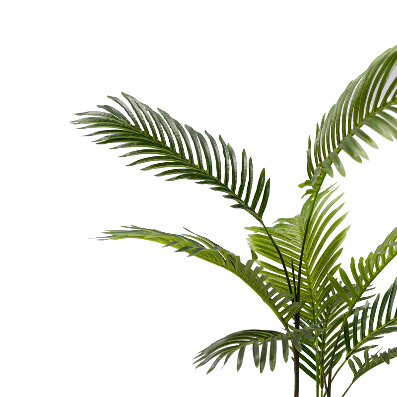 Bimë dekorative Areca në vazo Inart jeshile pp H80cm