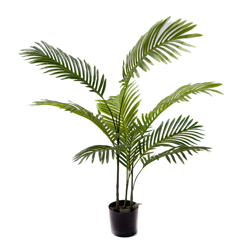 Bimë dekorative Areca në vazo Inart jeshile pp H80cm