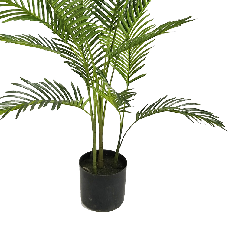 Bimë dekorative Areca I në vazo Inart jeshile pp H120cm
