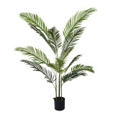 Bimë dekorative Areca II në vazo Inart jeshile pp H150cm