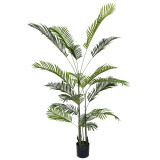 Bimë dekorative Areca III në vazo Inart jeshile pp H180cm