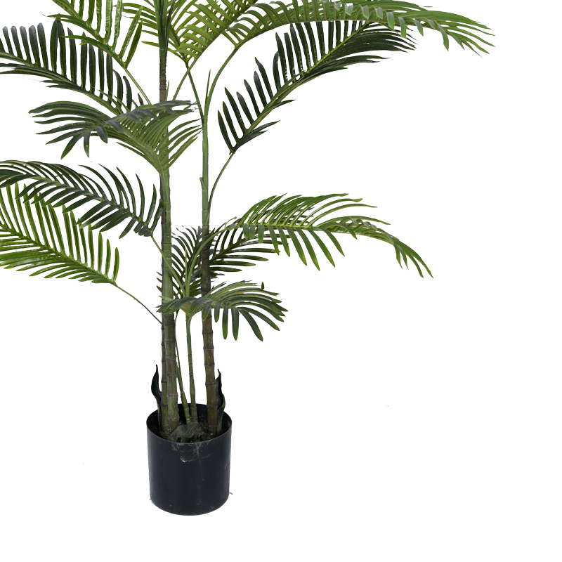 Bimë dekorative Areca III në vazo Inart jeshile pp H180cm