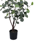 Bimë dekorative Eukalipt në vazo Inart pp jeshile H120cm