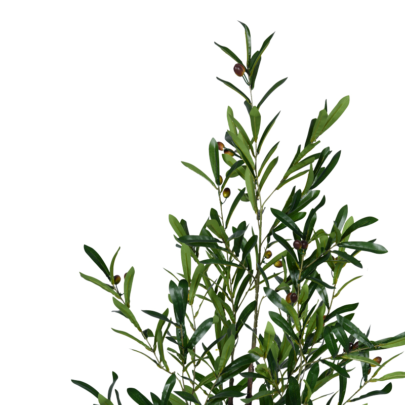 Bimë dekorative Ulliri në vazo Inart pp jeshile H120cm