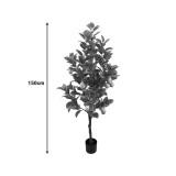Bimë dekorative Limon në vazo Inart jeshile pp H150cm