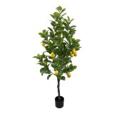 Bimë dekorative Limon në vazo Inart jeshile pp H150cm