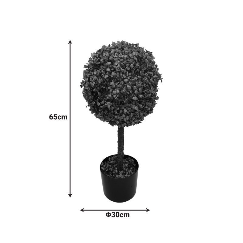 Bimë dekorative Bolla I në vazo Inart jeshile pp Φ30x65cm