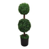 Bimë dekorative Bolla IΙ në vazo Inart pp jeshile Φ28x90cm
