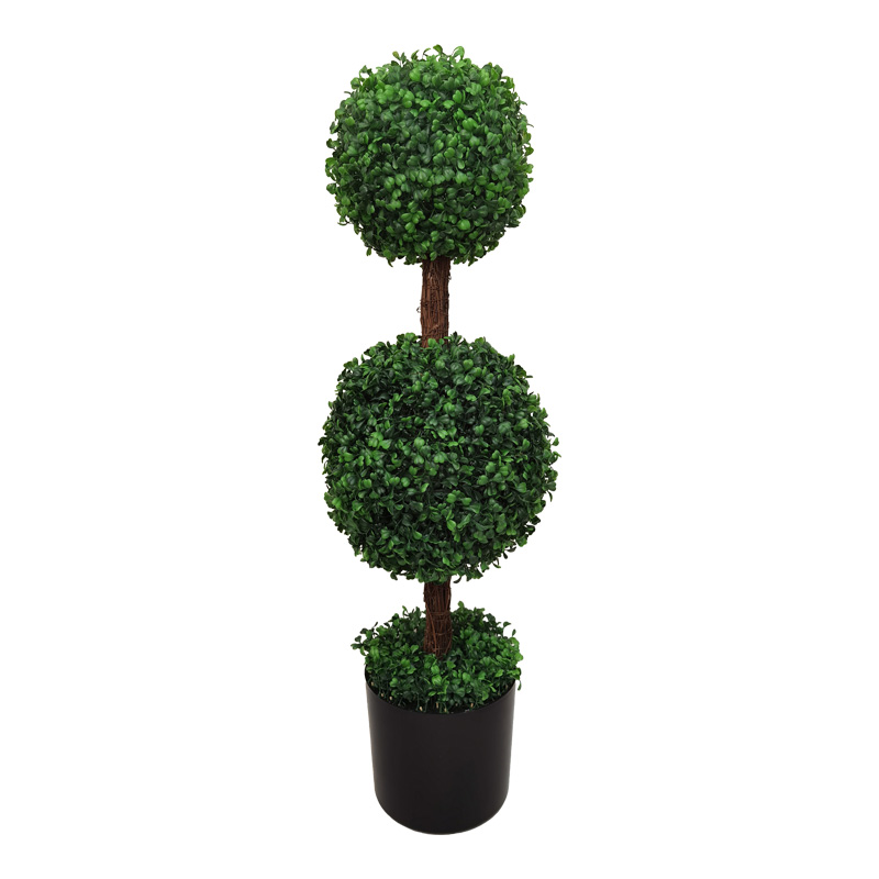 Bimë dekorative Bolla IΙ në vazo Inart pp jeshile Φ28x90cm