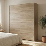 Dollap Noez pakoworld 2 dyer me rafte melaminë sonoma 170.5x61x190.5cm