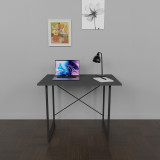 Tavolinë studimi Ustando pakoworld melamine antracit 90x60x72cm
