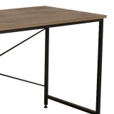 Tavolinë zyre Karvem pakoworld melaminë lisi-metal i zi 120x60x73cm