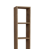 Bibliotekë Barzine pakoworld melamine në nuancë natyrale 27.6x19.5x150cm