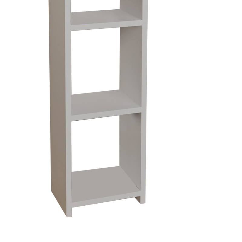 Bibliotekë melamine Barzine pakoworld në nuancë të bardhë 27.6x19.5x150cm