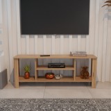 Njësi televizori Seref pakoworld në ngjyrë lisi 120x30x47cm